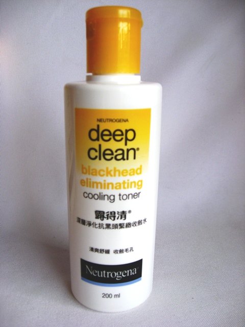 Neutrogena Deep Clean Blackhead Eliminating Cooling Toner 1