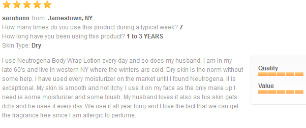 Neutrogena body wrap lotion 250ml : kem dưỡng ẩm cho da