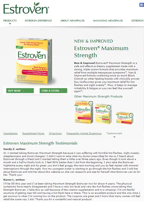 Vì sao bạn nên lựa chọn estroven maximum strength energy