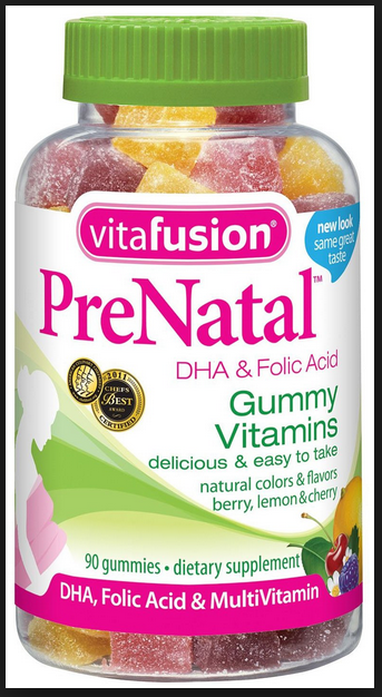 Kẹo dẻo Gummy Vitafusion PreNatal: món ăn vặt phổ biến của các bà bầu