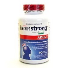 BrainStrong Adult DHA: Viên uống giúp tăng cường trí nhớ cho người lớn,  300 mg 90 viên