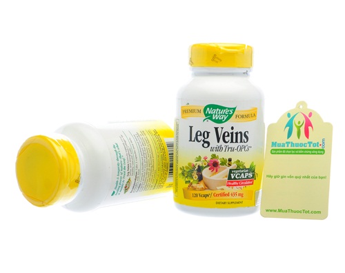 Thuốc chữa trị suy giãn tĩnh mạch chân Nature's Way Legs Veins 3