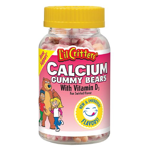 L'il Critters Calcium with Vitamin D3 cho trẻ hệ xương chắc khỏe