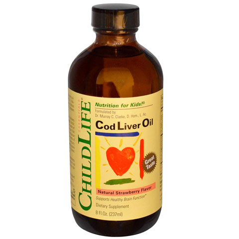 ChildLife Cod Liver Oil Strawbrry