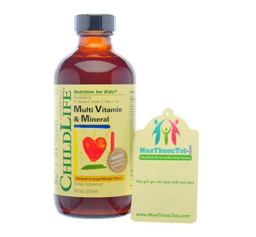 Chidlife Vitamin & Mineral thực phẩm chức năng cung cấp vitamin và khoáng chất
