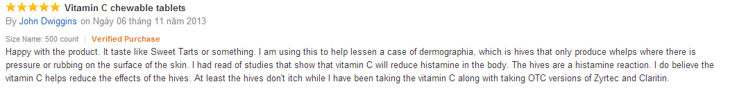 Bổ sung vitamin C