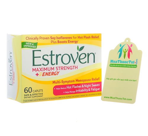 Estroven Maximum Strength hỗ trợ phụ nữ tiền mãn kinh