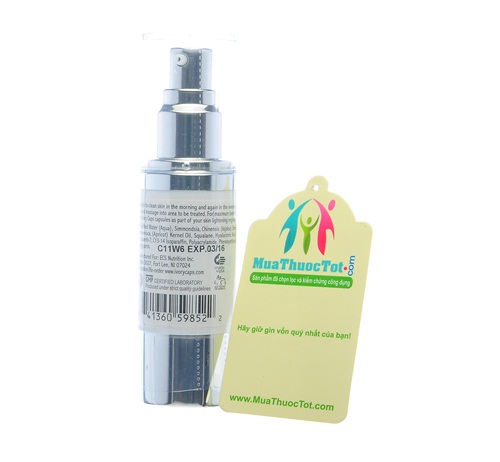 Thành phần Ivory Caps Skin Whitening Lightening Support Cream