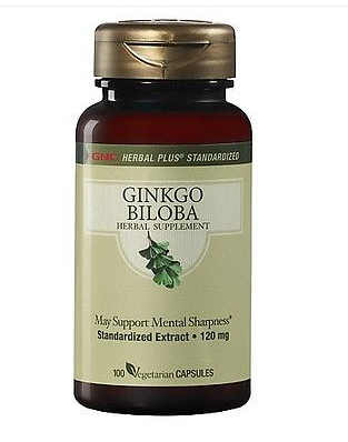 GNC Herbal Plus® Standardized Ginkgo Biloba giúp bổ não hiệu quả