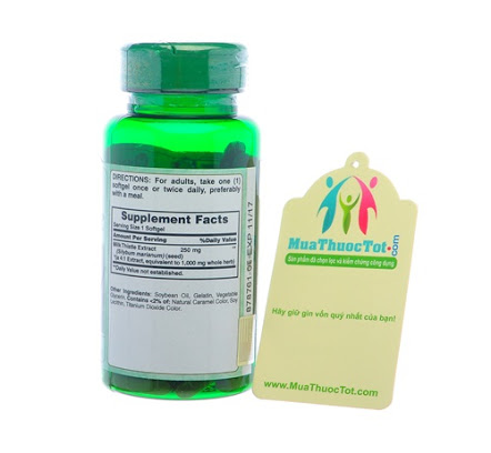 Vitamin world milk thistle 1000 mg 90 viên