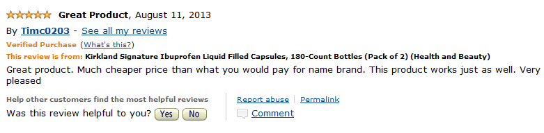 Kirkland ibuprofen 180 viên – viên uống giảm đau, hỗ trợ trị cảm cúm hiệu quả