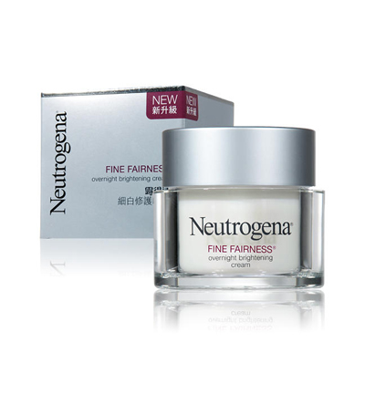 Neutrogena fine fairness overnight brightening cream, kem dưỡng ẩm trắng da ban đêm, 50g