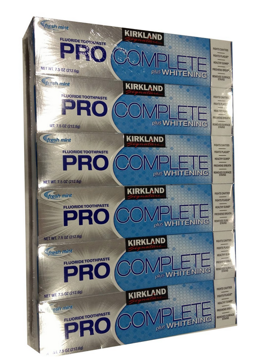 Kirkland Signature Fresh Mint Fluoride Pro Complete Plus Whitening Toothpaste – Kem đánh răng