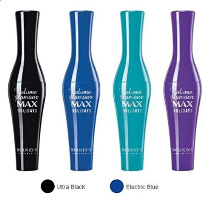 Bourjois Paris Volume Glamour Max Holidays Mascara giúp làm dày, cong mi tự nhiên, đặc biệt không trôi nước từ sáp tự nhiên và ngọc trai đen