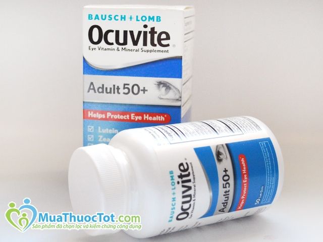 Bausch & Lomb Ocuvite Adult 50+ cho ông bà đôi mắt sáng và tinh anh!