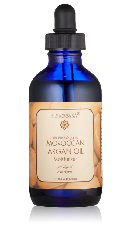 ELMA&SANA® Golden Argan Oil 100% Pure Cold Pressed Virgin Organic Certified By Ecocert- dầu cung cấp dưỡng chất hoàn hảo cho khuôn mặt, cơ thể, tóc và móng tay
