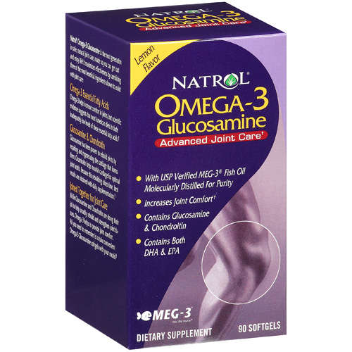 Natrol Natrol Glucosamine Omega 3 Supplement cung cấp glucosamine và Omega 3 giúp xây dựng lại mô sụn, duy trì sức khỏe của khớp xương