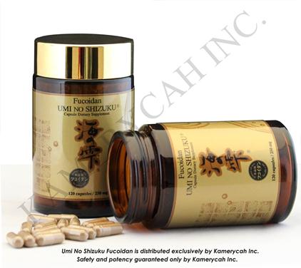 Umi no shizuku fucoidan – viên uống hỗ trợ điều trị ung thư hiệu quả, 250mg, 120 viên