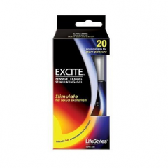 LifeStyles Excite Female: 15 ml, Gel làm ẩm và tăng ham muốn tình dục nữ giới.