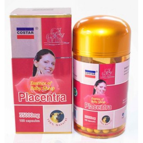Sheep Placenta Costar: Viên uống chống oxy hóa từ nhau thai cừu, 100 viên, 35000 mg