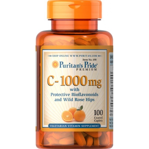 Prutian’s Pride C- 1000 mg with Bioflavonoids and with Rose Hips bổ sung 1000 mg Vitamin C cho cơ thể