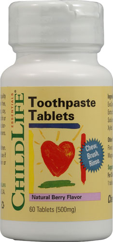 Child Life Toothpaste Tablets Natural Berry Flavor- Kẹo đánh răng dành cho trẻ em