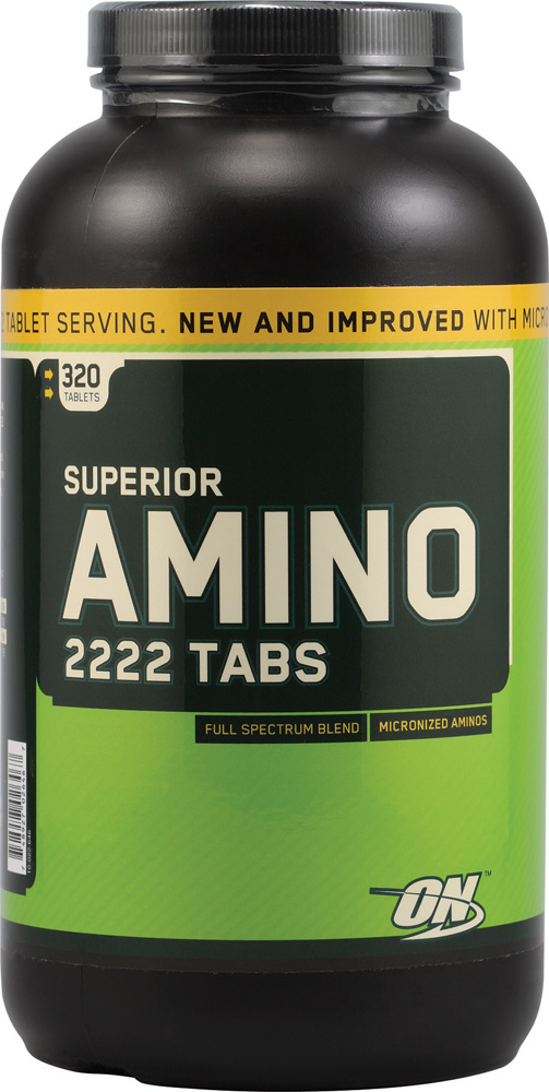 Superior Amino 2222 Tabs chứa 2222 mg amino acid hổ trợ tăng cường cơ bắp khỏe mạnh