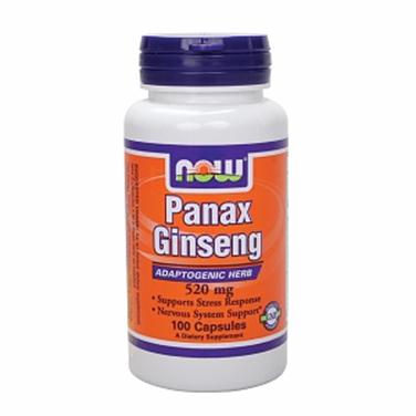 Now panax ginseng, 520mg – viên uống nhân sâm, tái tạo nguồn năng lượng, sức sống cho cơ thể, 100 viên