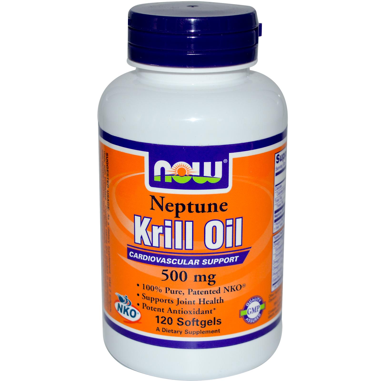 NOW FOOD Neptune Krill Oil duy trì và phòng ngừa bệnh tim hiệu quả