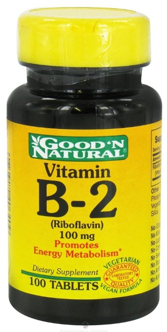 Good’n natural vitamin b2 – viên uống bổ sung vitamin b2 bảo vệ làn da và tăng cường năng lượng cho cơ thể, 100 viên