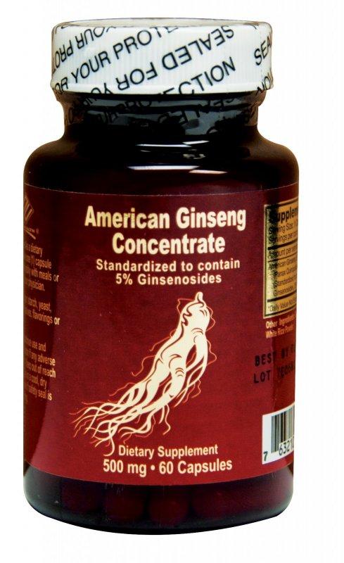 Nuhealth american ginseng concentrate, 500mg – nhân sâm giúp tăng cường sức khỏe, 60 viên
