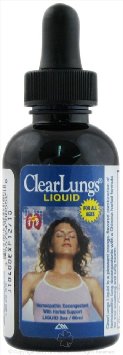 Ridgecrest Herbals Clear Lungs LIQUID làm thông mũi, phổi, cho hơi thở thông suốt và phổi khỏe mạnh