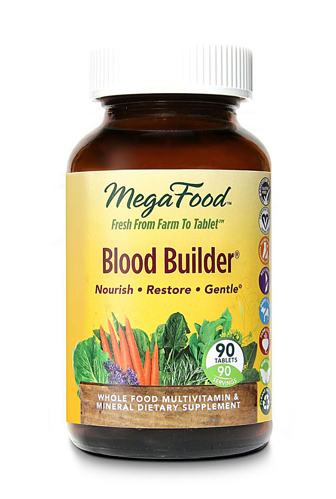 Viên uống bổ máu MegaFood Blood Builder giúp phòng và hỗ trợ điều trị thiếu máu
