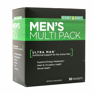 Nature’s bounty men's multi pack – viên uống bổ sung vitamin, khoáng chất cho nam giới, 30 gói