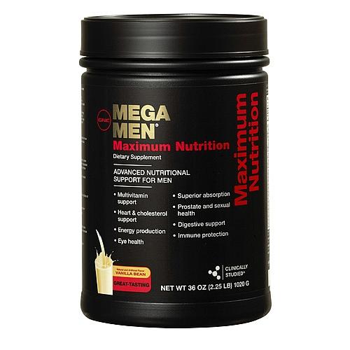 Gnc mega men maximum nutrition – sữa bổ sung dinh dưỡng, cung cấp vitamin khoáng chất cho nam giới, 2.25 lbs