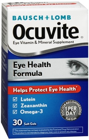 Bausch + Lomb Ocuvite Help Protect Eye Health Formula cung cấp Lutein, Zeaxanthin, Omega- 3 cho mắt sáng khỏe
