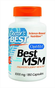 Viên uống điều trị chứng đau xương khớp doctor’s best best msm 180 viên