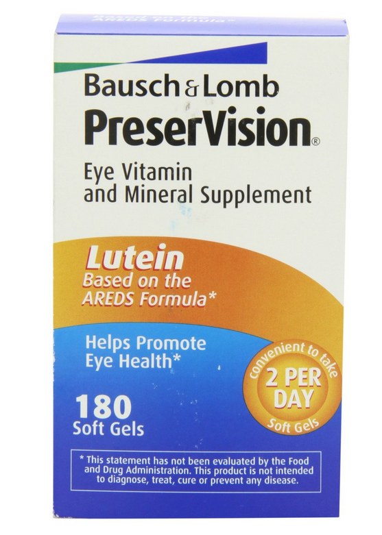 Bausch Lomb PreserVision là sản phẩm bổ sung chất chống oxy hóa giúp mắt sáng, khỏe