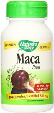 Nature's way maca root - viên uống tăng cường sinh lực nam giới , 100 viên