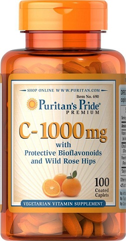Puritan's Pride Vitamin C-1000 mg with Bioflavonoids & Rose Hips