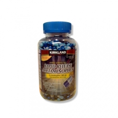 Kirkland Extra Strength Rapid Release Acetaminophen PM 500mg: Viên uống giảm đau, giảm sốt nhanh, 375 viên.