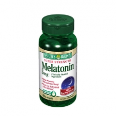 Nature's Bounty Super Strength Melatonin 5mg: Viên hỗ trợ điều trị giấc ngủ Melatoin, 60 viên.