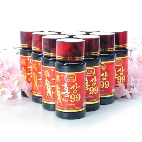 Ebiche samwon 99, 150mg - nước ép hồng sâm tăng cường sinh lực tốt cho sức khỏe, 10 chai