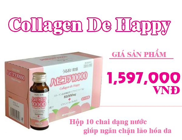 Collagen de happy có tốt không, giá bao nhiêu, mua ở đâu?
