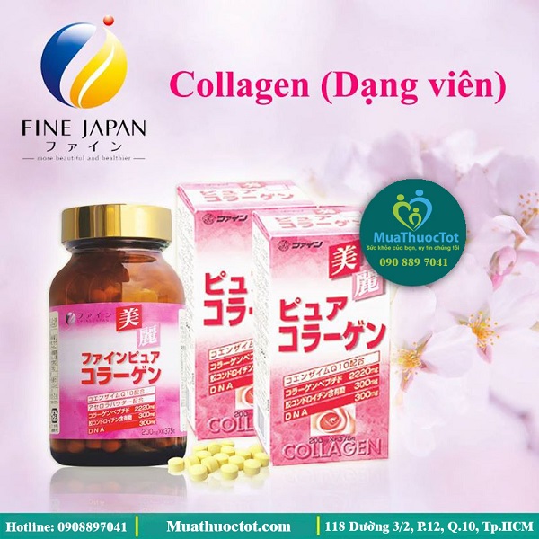 Fine pure collagen có tốt không, giá bao nhiêu, mua ở đâu?