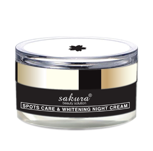 Sakura spot care & whitening night cream - kem dưỡng trắng da trị nám cao cấp ban đêm, 30g