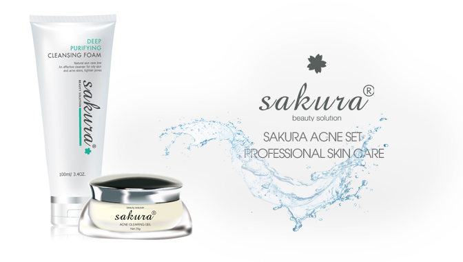 Tác dụng nổi bật của sakura - bộ đôi đặc trị mụn tận gốc 2 sản phẩm