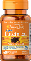 Puritan's pride lutein 20g - bổ mắt chứa lutein & zeaxanthin chống suy thoái võng mạc và điểm vàng, 60 viên
