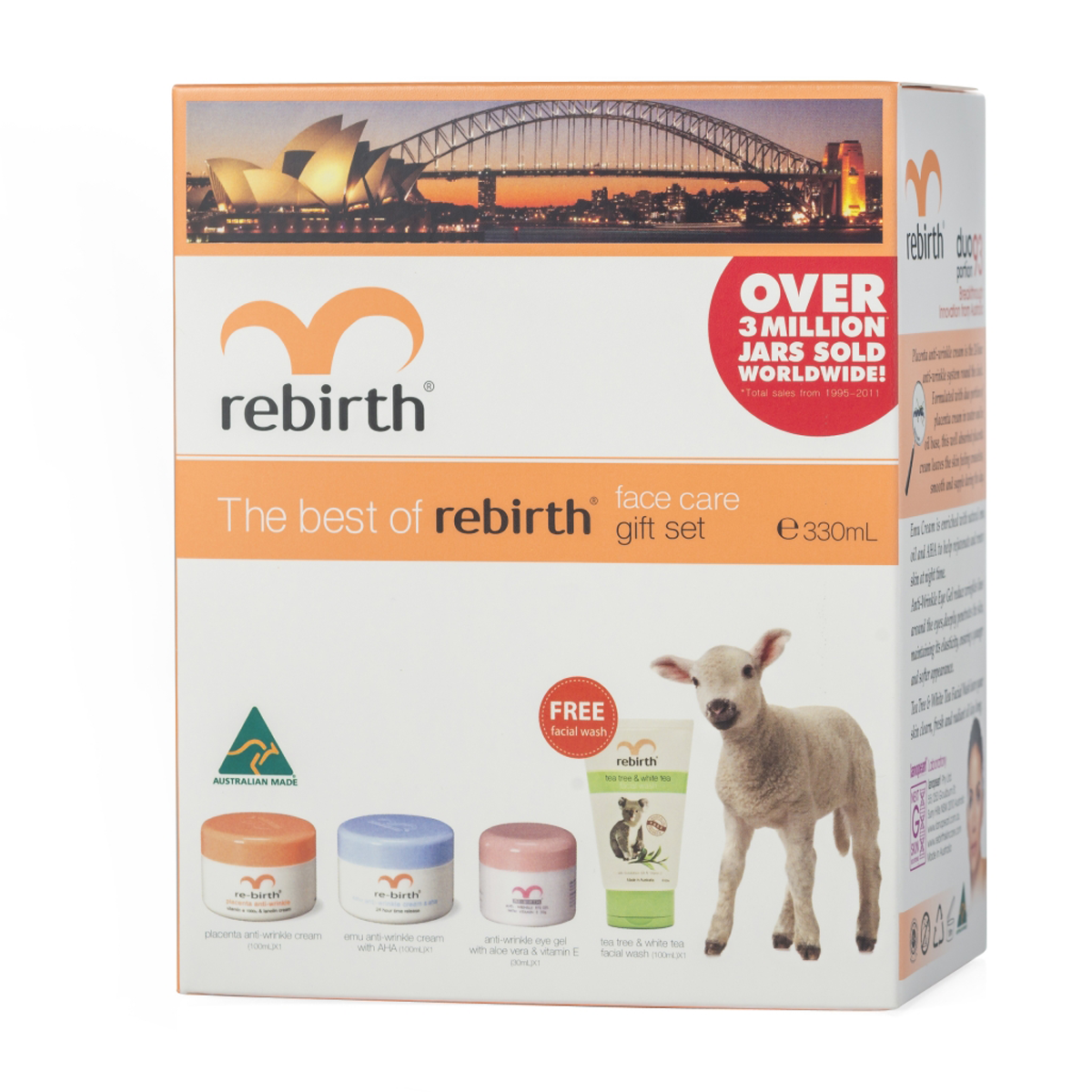 Tác dụng nổi bật của bộ sản phẩm chăm sóc da nhau thai cừu rebirth