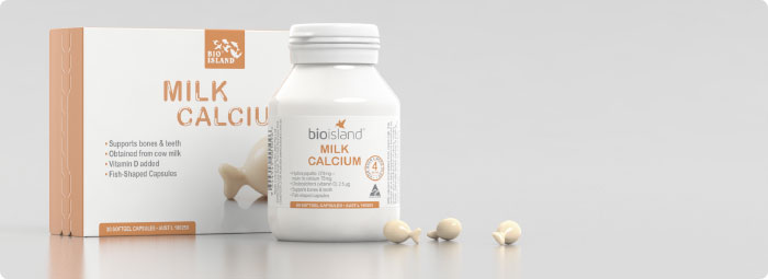 Viên uống chiết xuất từ sữa bò - bio island milk calcium, 30 viên